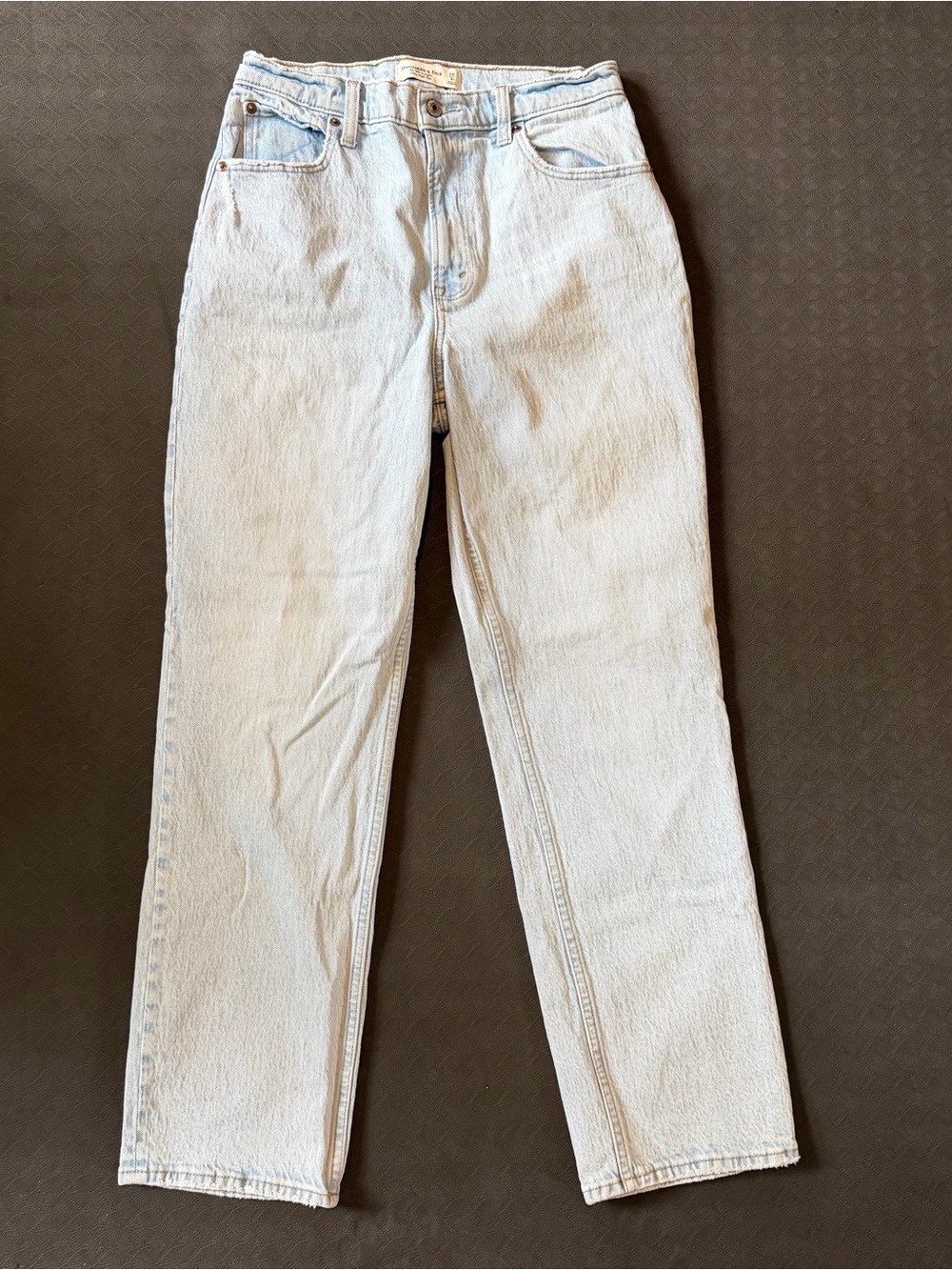 Abercrombie & Fitch Light Blue ‘90s Straight Ultra High Rise Jeans 28/Short